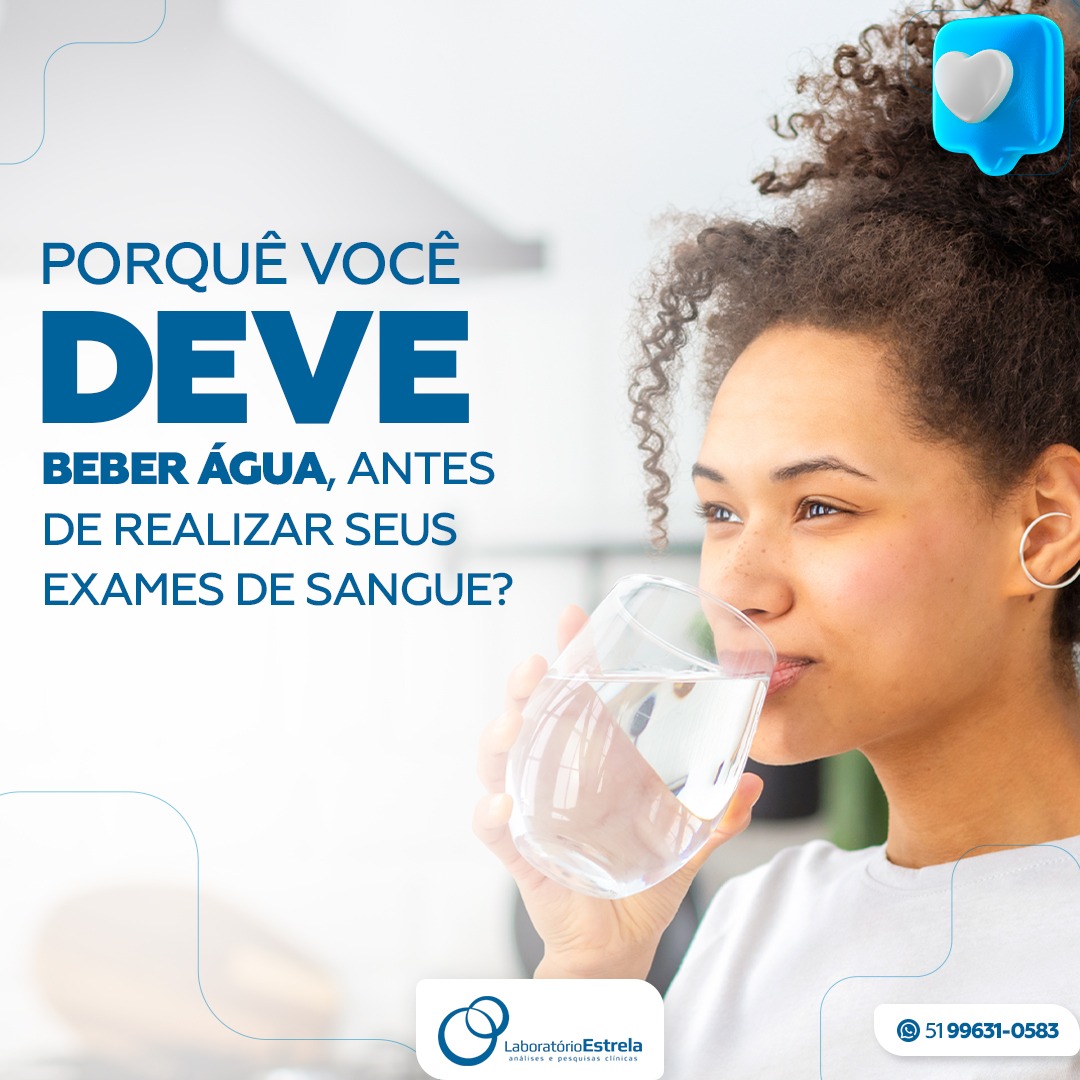 Leia mais sobre o artigo Beber água antes de realizar seus exames é muito importante. Saiba o porquê.
