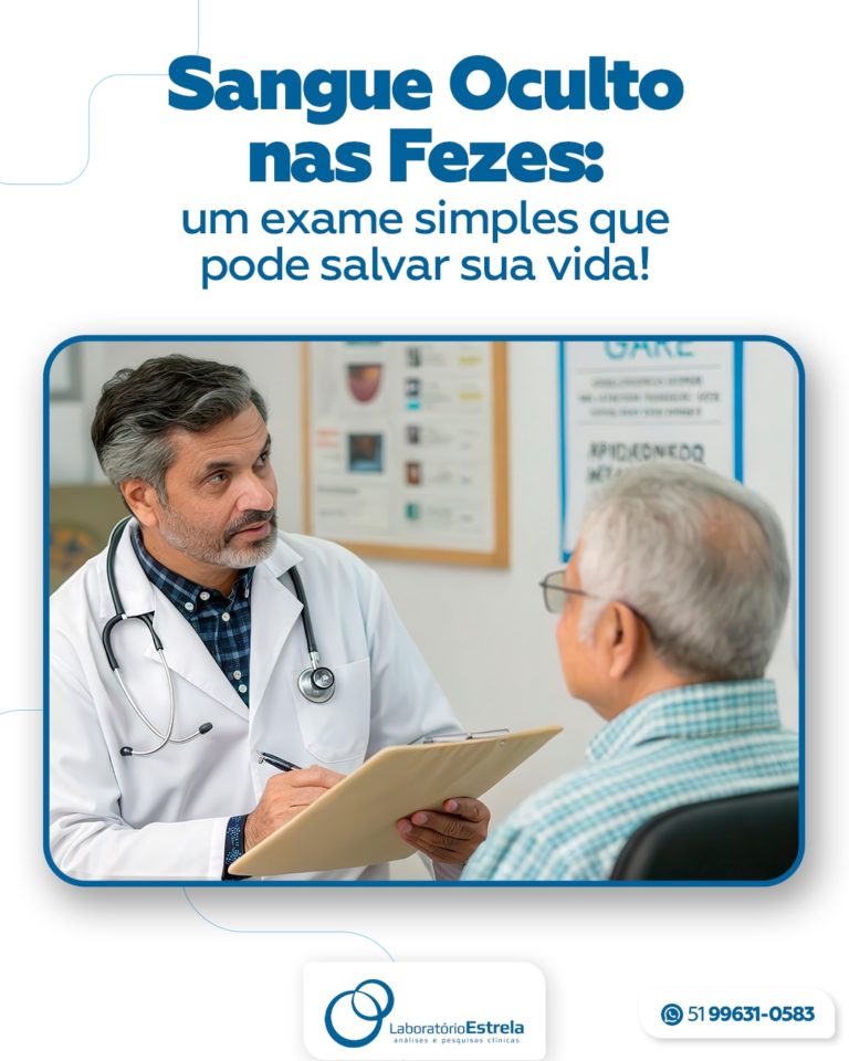 SANGUE OCULTO NAS FEZES: um exame simples que pode salvar a sua vida ...